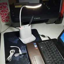 Desk-Lamp Bedside Dimming-Adjustment Study Bedroom Reading Living-Room Rechargeable Children