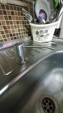 Sink Soap Dispenser Kitchen-Accessories Bathroom Stainless-Steel 300ML Brushed Manually-Press