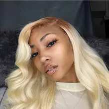 HD transparente rubia 13x4 13x6 frente de encaje pelucas de cabello humano brasileño cierre 4x4 recto pelucas de cabello humano 613 peluca Frontal de encaje