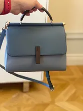 FOXER-Bolso cruzado de cuero auténtico para mujer, bolsa de hombro de gran capacidad para oficina, para Otoño e Invierno