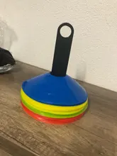Disc-Cone-Set Plastic-Stand-Holder Game-Disc Football-Ball Soccer Training-Space Agility