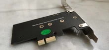 PCI-E adaptador convertidor de ranura de llave 3,0x1 a M.2 NVMe M con soporte de perfil bajo para Samsung PM961, 960EVO, SM961, PM951 M2 SSD