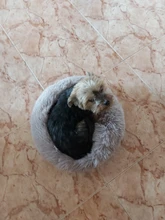 Cama de perro caliente de lana ronda perro perrera casa larga felpa invierno mascotas camas para perros medianos grandes perros gatos cojín del sofá suave esteras