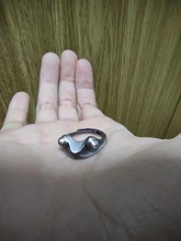 Anillo de rana Vintage bohemio para mujer, diseño artístico, apertura Retro ajustable, anillos llamativos para mujer, regalo de Color plata