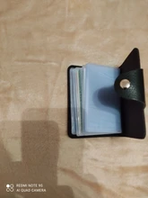 Funda de cuero PU para tarjetas de crédito para hombre y mujer, tarjetero de 24 Bits, cartera para tarjetas y documentos de identidad, H088