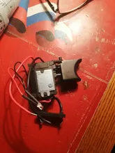 Interruptor de Control de taladro eléctrico inalámbrico, 7,2 V - 24 V, 16A, con luz pequeña para herramientas eléctricas