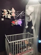 Habitación de bebé Mosquito Net colgando cama de niños tienda bebé cama dosel de cuna de cortinas de dormitorio Casa de juego tienda para decoración de la habitación de los niños