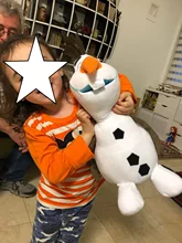Toys Snowman Animals-Doll Frozen Stuffed Movies Cute Plush 50cm-Olaf Cartoon Disney 30cm