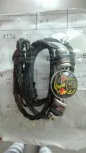 Cobra Kai-pulsera de cuero para seguidores, brazalete de cuero para amantes de la Opera americana