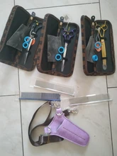 Fenice profesional JP440c 7 pulgadas de alta calidad para mascotas tijeras de peluquería canina curva adelgazamiento tijeras adelgazamiento de 25%