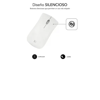 

Subblim Raton optical Wireless Bluetooth Bt Mouse Elegant White