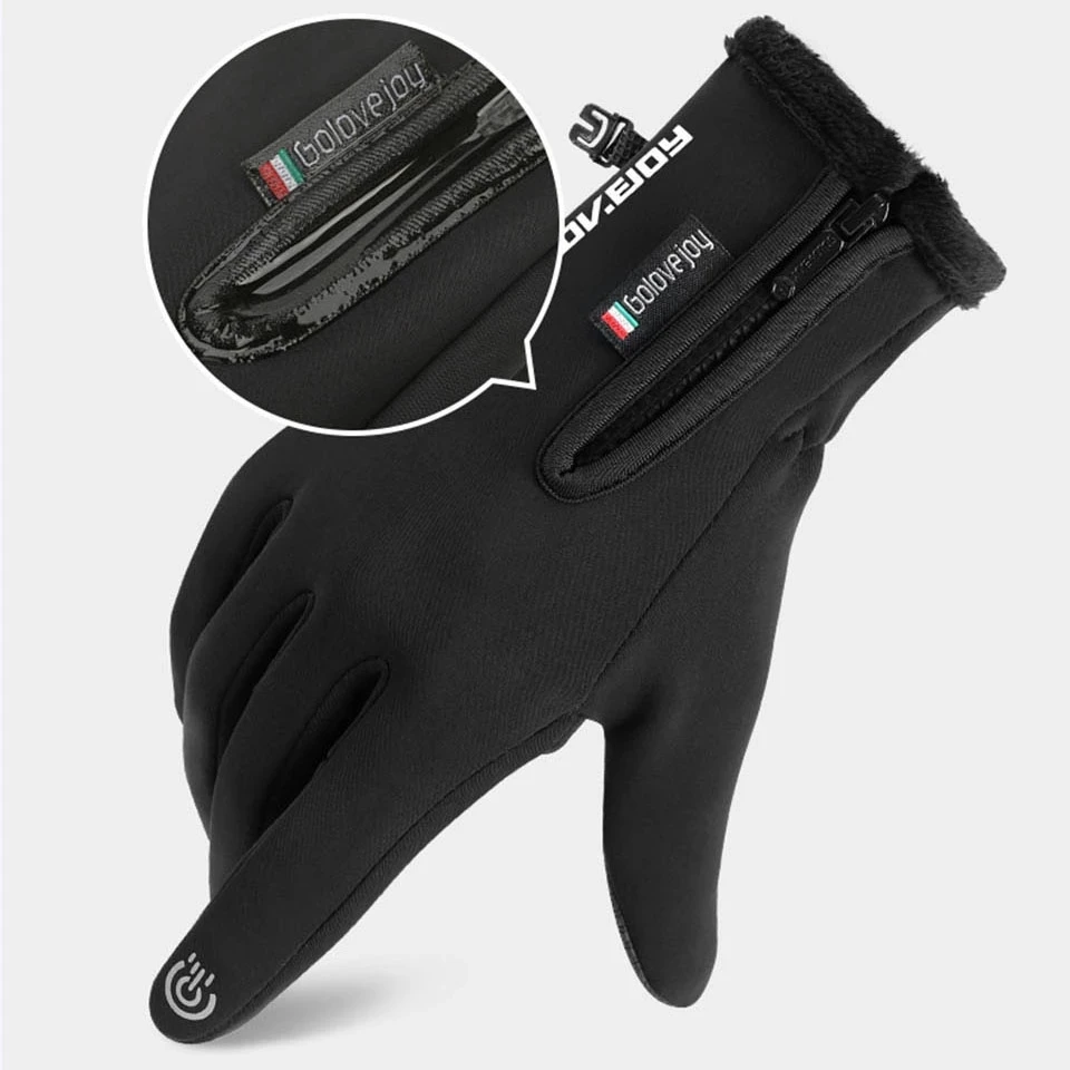 Fishing Gloves Winter Fishing Gloves 2 Finger Flip Fingerless Non-slip Waterproof Warm Winter for Fishing Cycling Running