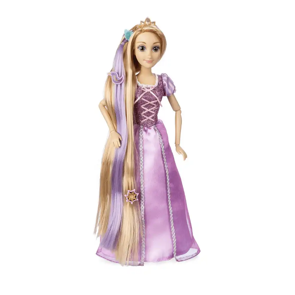 muñeca rapunzel articulada
