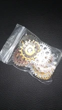Engranajes y engranajes mecánicos Steampunk de aleación mixta, 20 piezas, 10 colores, tamaño 10-25mm, accesorios de bricolaje, nuevo, envío directo Oct P6659