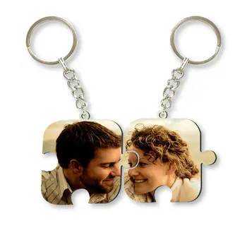 

Personalized HDF Wooden Puzzle Keychain