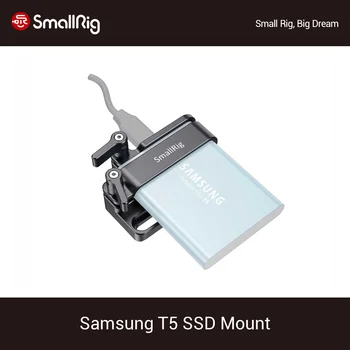 

SmallRig Quick Release Mount for Samsung T5 SSD Card Holder Mount Compatible With SmallRig Cage for BMPCC 4K 2203 - 2245