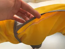 Mono impermeable para perro mascota, ropa impermeable para exteriores, mono con capucha para perros pequeños y grandes, capa impermeable, Bulldog francés