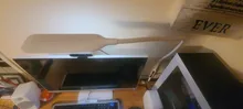 Clip Desk-Lamp Led-Light Eye-Protected-Lamp Brightness Office Led Long-Arm Bedroom 