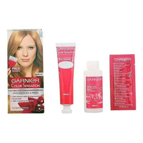 Перманентный краситель color Sensation Garnier золотистый блонд