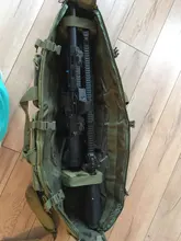 Case Gun-Bag Rifle-Backpack Shoulder-Strap Shooting Airsoft M249 Tactical Military 