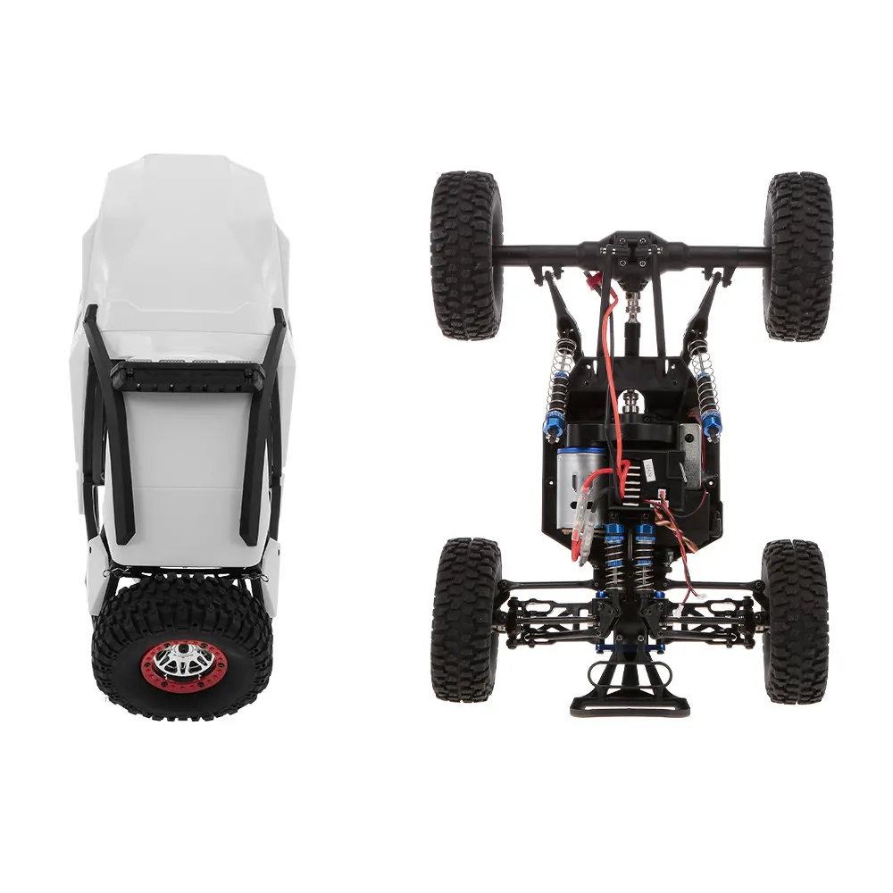 Coche RC Wltoys 12428 1/12 4X4 crawler todocaminos Lipo en 2,4Gh