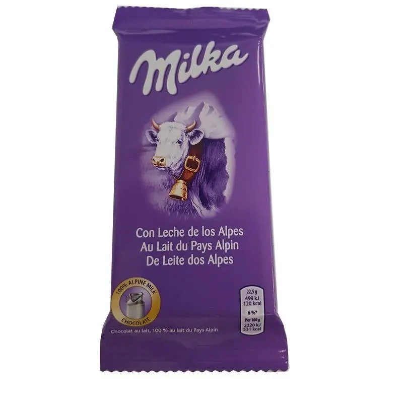 Mini Tablet Milka chocolate and milk of the Alps, 45g