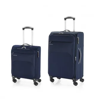 

Set 2 Suitcases Cabin-Medium 4R Gabol Zambia Blue