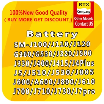 

For Samsung J1 J2 j3 j4 J5 J6 j7 J8 A6 2015 2016 2017 2018 Battery j110 j120 J730 G530 J500 G360 J805 J330 J415 A600 Batteries