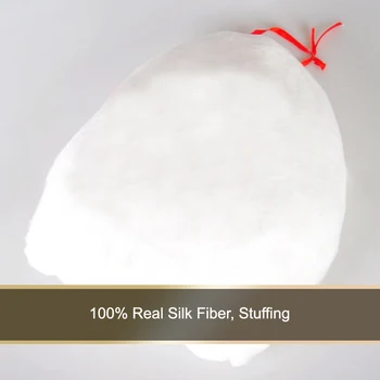 

CNUM SST001 100% Real Silk,Top Quality,Stuffing for Silk Quilt, Pillow Inner, etc/ DIY / Free Shipping /Unit: 1bag=50gram