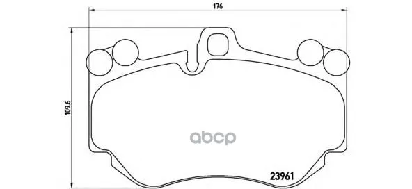 Колодки Тормозные P65016 Brembo арт. P65016