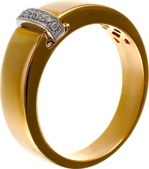 

Jay VI ring with diamonds in Yellow Gold