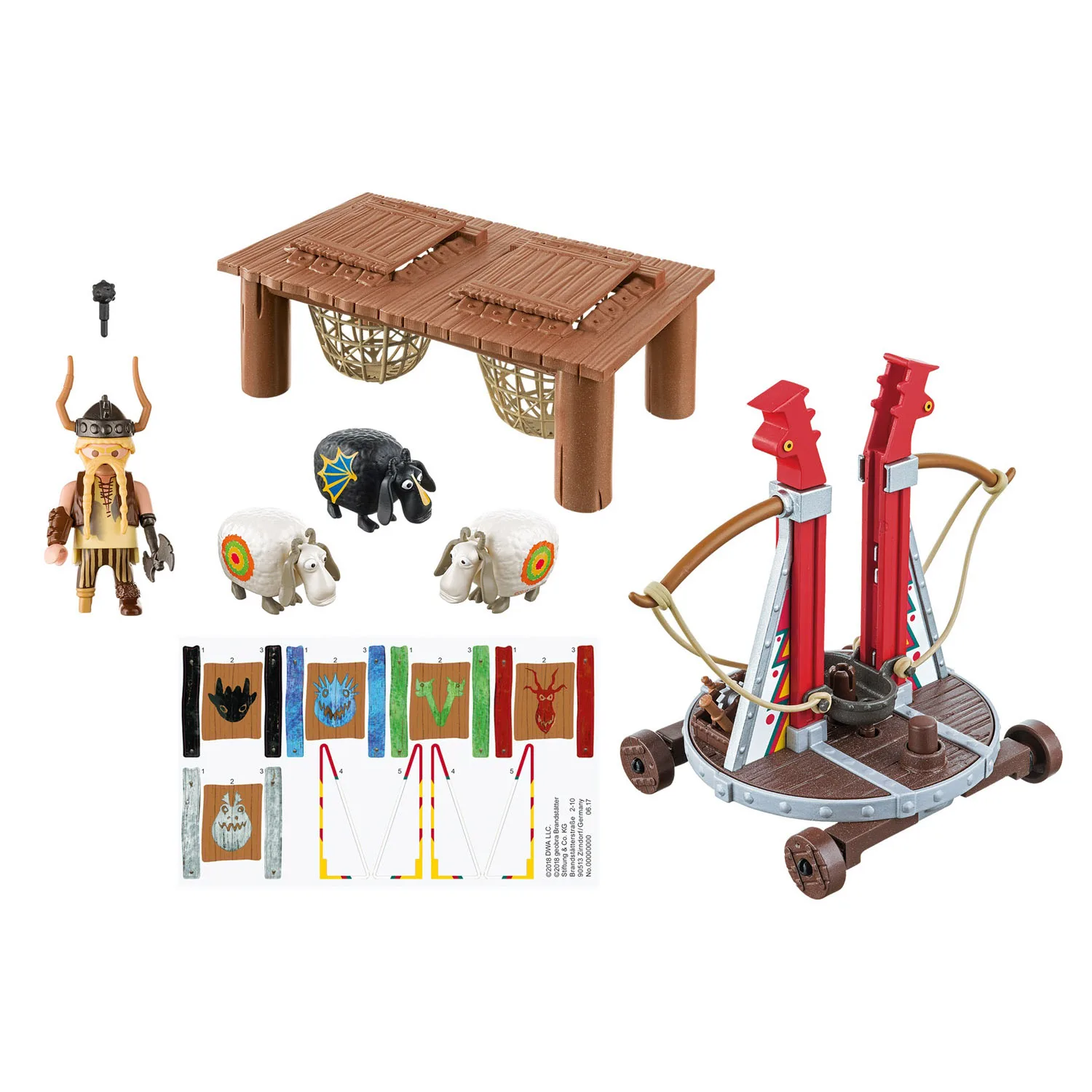 Конструктор Playmobil Драконы: Плевака и Вепр|Соединяющиеся блоки| |
