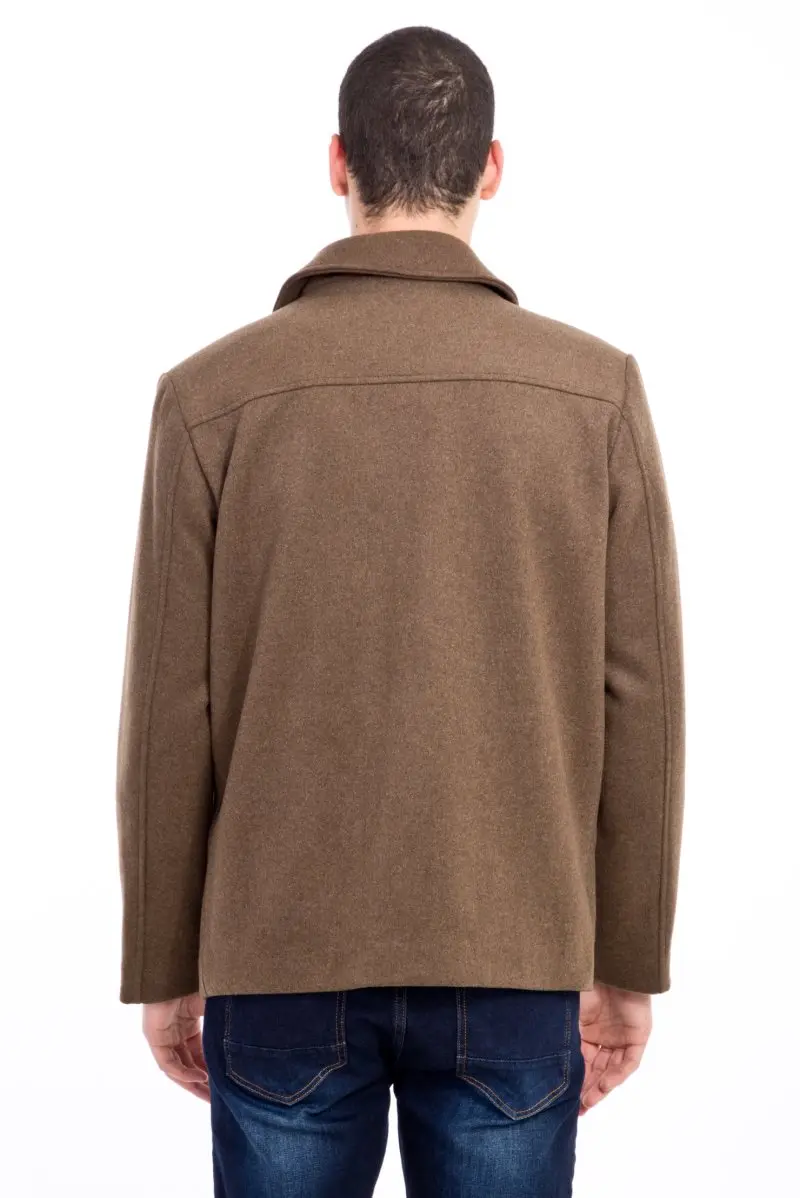 Kigili Menswear Autumn-Winter Warm Casual Overcoat High Quality Wool Coats Made in Turkey Essentials Men's Wool Blend jacket