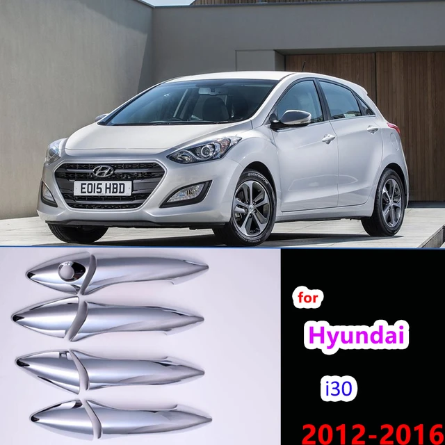 Für Hyundai i30 Elantra PD GT 2017 ~ 2022 Chrom Griff Abdeckung Trim Set  2018 2019 2020 2021 Premium Benutzerdefinierte auto Zubehör Aufkleber -  AliExpress