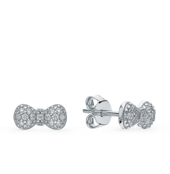 

Silver earrings with cubic zirconia sunlight sample 925