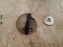 Door-Stopper Non-Punching-Sticker Rubber Stainless-Steel Magnetic NAIERDI Hidden Floor-Mounted