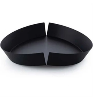 

Broken dish fruit Bowl black 30cm