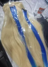 ZZHAIR-extensiones de cabello humano de 16 -28 para mujer, mechones de cabello humano con Clip en 100%, cola de caballo, 140g