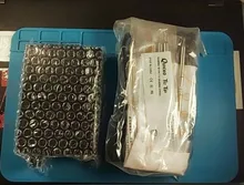 Soldador electrónico OLED estación Digital de soldadura de T12-956, 1,3 pulgadas, con mango de Metal M8 negro y puntas de pistola para soldar T12