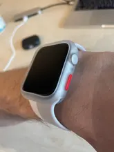 Caja de reloj para Apple Watch 6 5 4 SE 44mm 40mm silicona deporte protector de TPU cubierta protectora ver Shell para iWatch 3 2 1 42mm 38mm