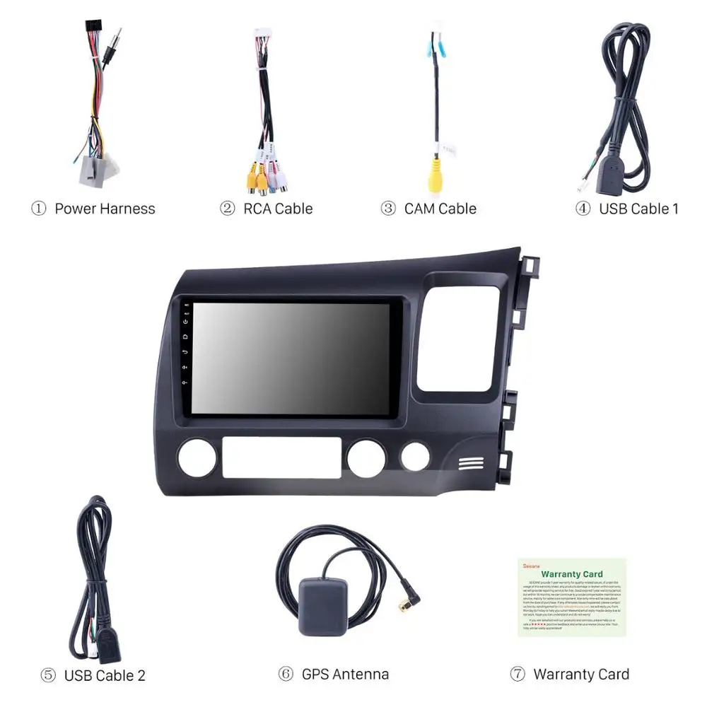 Lionet gps навигация для автомобиля Honda Civic 2006-2011 9 дюймов RH1018X