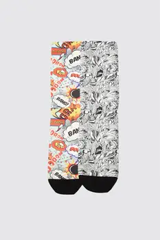 

Trendyol Comics Printed 2'li Package Knitted Socks TWOAW21CO0040