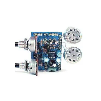 

Electronic Kit to mount an interphone for use in motorcycles and domestic