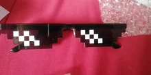 Trick Toy Sunglasses Pixel Thug Deal Black with Women Mosaic Funny New
