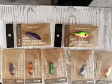 Jerry-Señuelos de Pesca tipo cuchara de latón, Micro Señuelos de Pesca de agua dulce, kit de SPINNER pequeño de peso ligero, Señuelos de Pesca de alta calidad, ganchos individuales
