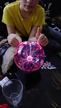 Lighting Decor Touch-Lamp Plasma-Ball Crystal Led-Night-Light Christmas Novelty Magic