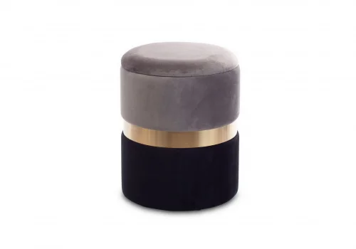 Пуфик POUF New-York MY18A060G(small) 31x31x38 золото/черный |