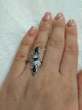 Clásico de moda de anillo de boda azul exquisito anillo de circón para mujer 2020 nueva moda joyería de la boda de regalo de Año Nuevo