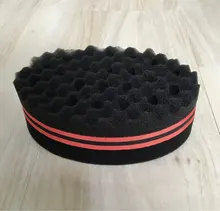 Brush-Sponge Curl Hair-Hair JETTING Coil-Wave Afro Roud-Shape Magic Natural Double-Sides