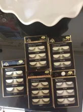 Mink-Eyelashes Makeup SHIDISHANGPIN Natural Wispy 3-Pairs 3d